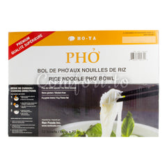 Ho-Ya Rice Noodle Pho Bowl, 12 x 70 g
