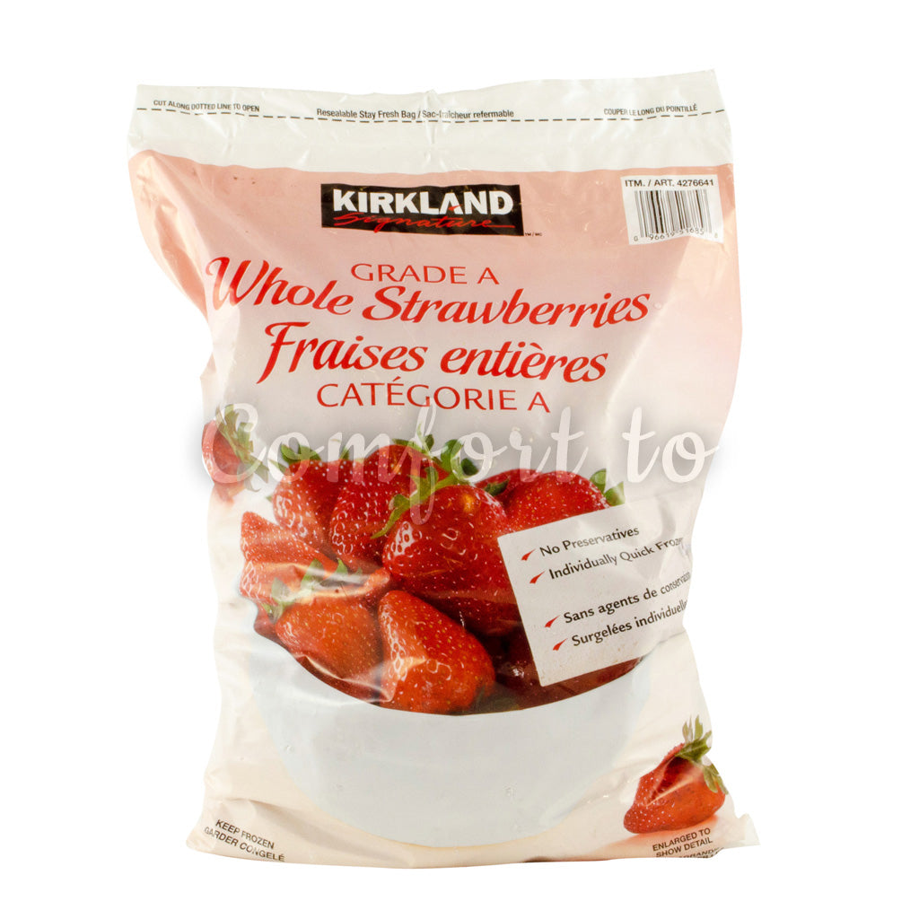 Kirkland Frozen Whole Strawberries, 2.5 kg