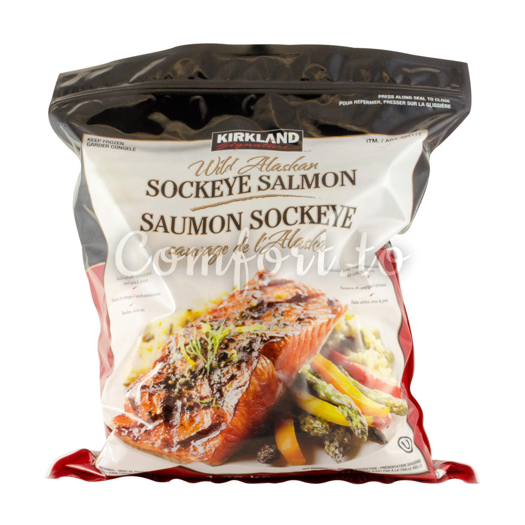 Kirkland Frozen Wild Alaskan Sockeye Salmon, 1.4 kg