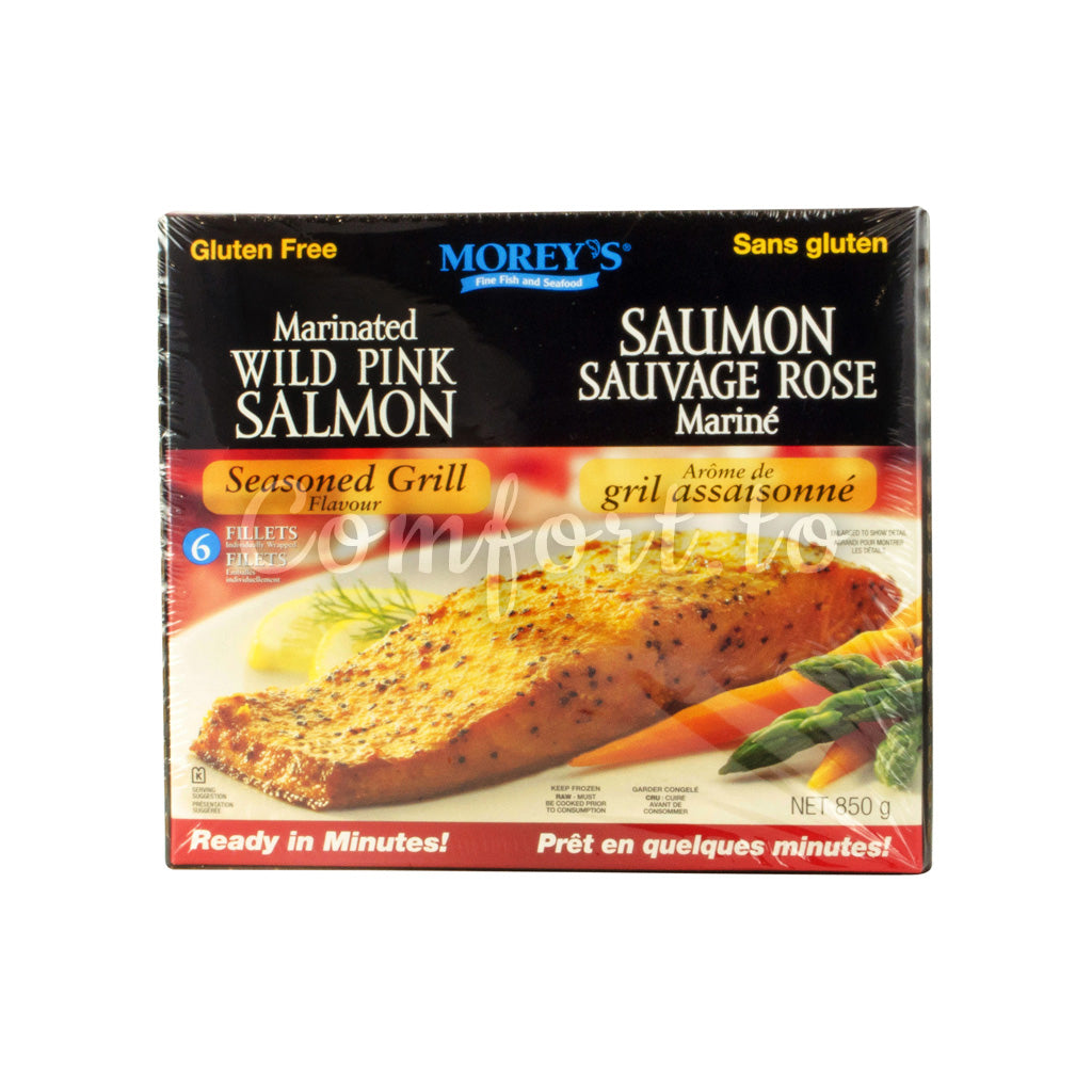 Morey's Frozen Marinated Wild Pink Salmon, 850 g
