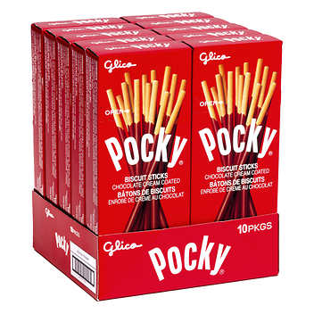 Glico Pocky Chocolate, 10 x 40 g