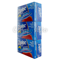 Ziploc Freezer Medium Bags, 3 x 50 bags