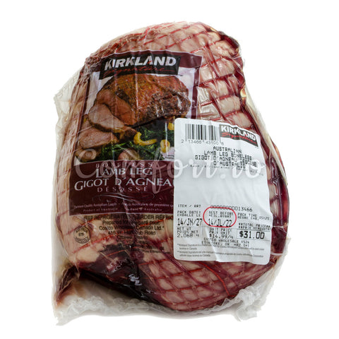Kirkland Boneless Australian Lamb Leg, 2 kg