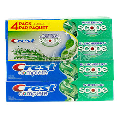 $3.5 OFF - Crest Complete with Scope Toothpaste, 5 x 170 mL