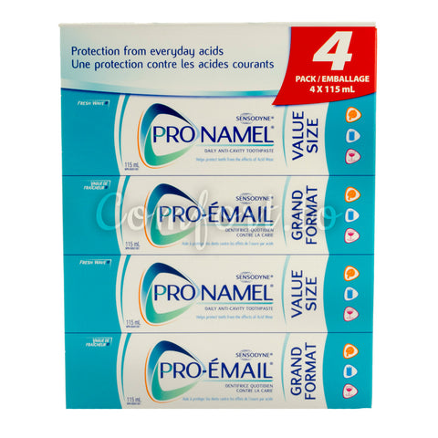 Pro Namel Toothpaste, 4 x 115 mL