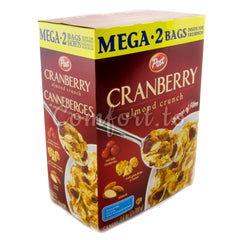 Post Cranberry Almond Crunch Cereal, 2 x 0.7 kg