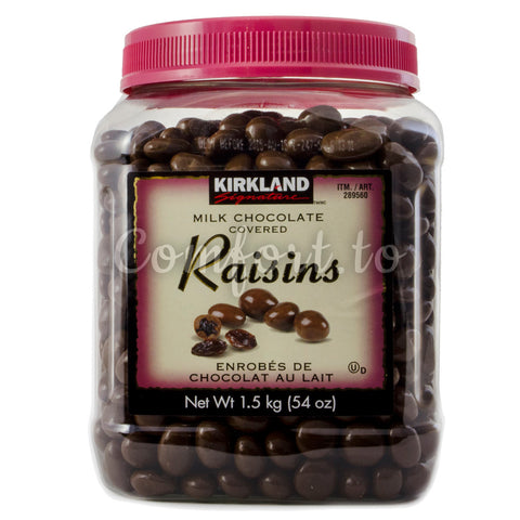 Kirkland Milk Chocolate Covered Raisins, 1.5 kg