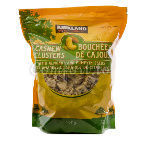 Kirkland Cashew Clusters with Almonds and Pumpkin Seeds, 907 g