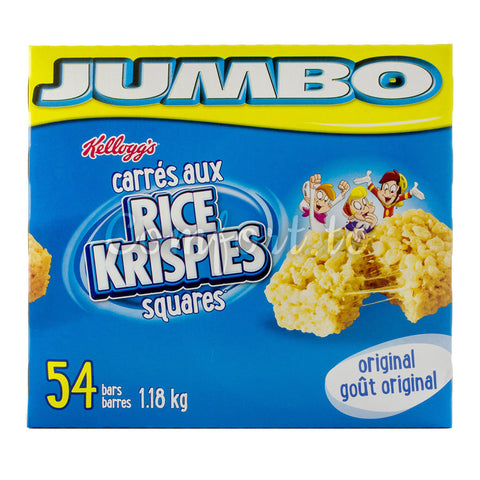 Kellog's Jumbo Rice Krispies Squares, 54 x 22 g