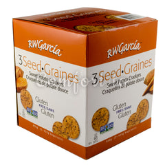 RW Garcia 3 Seed Sweet Potato Crackers, 2 x 425 g