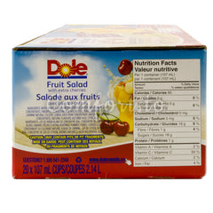 Dole Fruit Salad with Extra Cherries, 24 x 120 mL