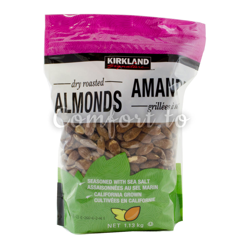 Kirkland Dry Roasted Almonds, 1.1 kg