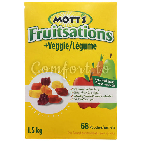 Mott's Fruitsations + Veggie, 68 x 22 g