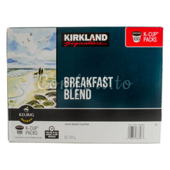 Kirkland Organic Breakfast Blend Keurig K-Cup, 120 cups