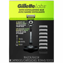 GilletteLabs Exfoliating Razor Pack, 8 units